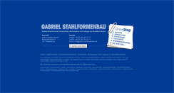 Desktop Screenshot of gabriel-stahlformenbau.de